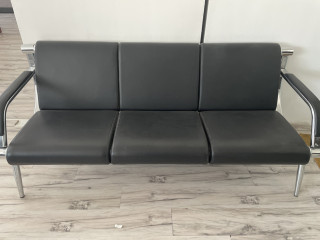 Office leather couch